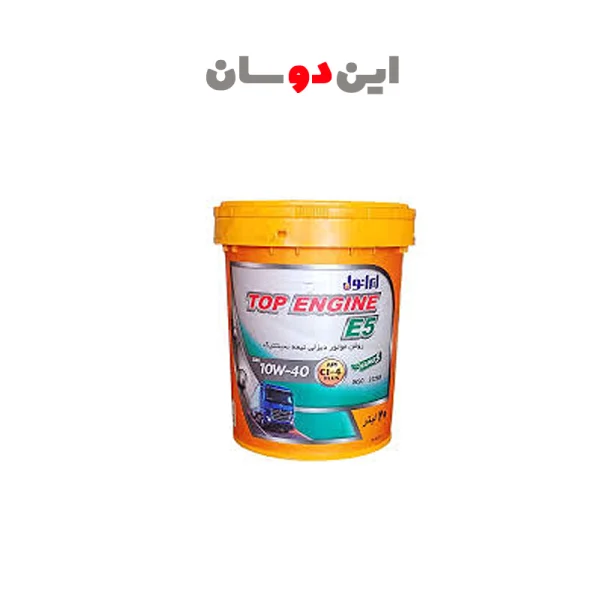 روغن موتور ایرانول تاپ انجین E5 10w-40